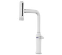 Grifo de cocina dorado cepillado con pulverizador extraíble, 6 funciones, mango único, mezclador de fregadero de acero inoxidable, estilo moderno de barra para RV y uso doméstico