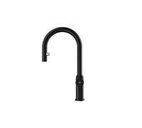 Grifo de cocina extraíble teka oval 9382 en negro