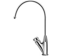 Grifo de cocina giratoria de Chrome 360 °: grifo de filtro de agua potable universal compatible con todos los sistemas de filtro y ósmosis inversa para agua fresca y fresca