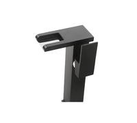 Grifo de cocina, grifo de baño LED cascada negro/cromo/dorado mango único moderno, 1 hoyo de montaje en cubierta tocador de palanca comercial de palanca comercial para fregadero de cocina, bar,