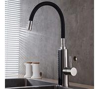 Grifo de Cocina, Grifo de Calentador de Agua eléctrico de, Grifo de Agua instantáneo sin Tanque, Grifo de Calentamiento rápido con Pantalla Digital LED, grifos de Fregadero de Cocina de Acero