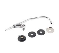 Grifo de Cocina Grifo de Cuello de Cisne 1/4 '' Aleación de Zinc Grifo de Cocina Grifo de Cromo Ósmosis Inversa Ro Filtro de Agua Potable Alto Arco Grifo de Fregadero de Cocina de una Sola Manija Plat