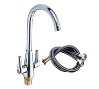 Grifo de cocina - Grifos de fregadero | Grifo de fregadero de cocina de arco alto | cocina con pulverizador Pull Down | Acero inoxidable para el extractor de la cocina | Modo Spray Head para el
