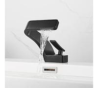 Grifo de cocina, grifos monomando para fregadero de cocina, grifo mezclador monomando, grifos para lavabo de baño, grifo mezclador de agua fría y caliente, grifos negros de un solo orificio montados