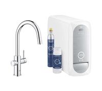 Grifo De Cocina Grohe Blue Home Boca C Cromo Ducha Extraíble Para Filtración