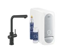 Grifo De Cocina Grohe Blue Home Boca L Negra Mate Con Ducha Extraíble | 31