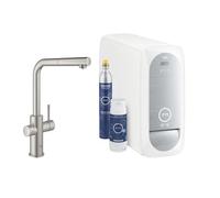 Grohe Blue grifo de cocina con filtro de pie SuperSteel 31539DC0
