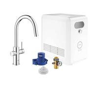Grifo De Cocina GROHE BLUE Professional Starter Kit Cromo Boca C Con Ducha