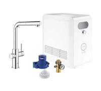 Grifo De Cocina Grohe Blue Professional Starter Kit Cromo Boca L Con Ducha