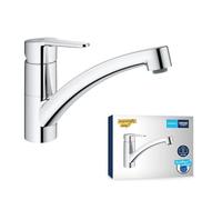 Grifo de cocina GROHE Start Eco, caño bajo, cromado, 31685000