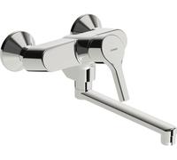 Grifo de cocina HANSA HANSAPALENO, montaje de pie, extensión 284 mm, cromo, 5...