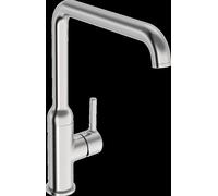 Grifo de cocina HANSA HANSAVANTIS Style, proyección 255 mm, caño giratorio, 5420220780, Color: Acero cepillado
