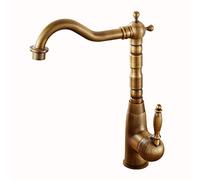Grifo de cocina Latón antiguo, Grifo de cocina monomando, Grifo de fregadero de latón vintage Cocina, Grifo de cocina de un solo orificio Latón antiguo, Antiguo A (Color : Antique B) beautiful scenery