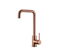 Grifo de cocina monomando con cartucho cerámico de ø 35 mm de acabado oro rosa cepillado Loira de Imex - Rosado / Latón / Imex