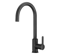 Grifo de Cocina Monomando de Repisa Mencia Negro Mate Roca