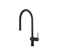 Grifo de cocina monomando extraíble con difusor doble jet de acabado negro mate Berna de Imex - Negro / Latón / Imex