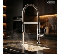 Grifo de cocina PaulGurkes con ducha flexible