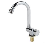Grifo de cocina plegable para caravana con grifo giratorio de 360 grados, grifo compacto para caravana G1/2, boquilla de acero inoxidable para accesorio de galera de yate, cabezal de lavado giratorio