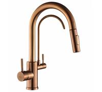 Grifo De Cocina Rea Eco Fresh Brush Copper