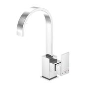 Grifo de cocina Steinberg serie 135, giratorio, sin desagüe automático, 150 mm de proyección, 1351401, Color: cromado