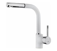 Grifo de cocina Teka ARK 938 - Monomando, extraíble, Blanco