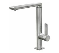 TEKA Grifo Cocina Monomando, Caño Alto Giratorio, Aireador Anticalcáreo, Latiguillos Flexibles 3/8”, Acabado Cromado, Modelo FO 915