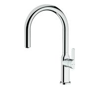 Teka Oval grifo de cocina de pie cromo 116020011