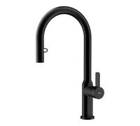 Grifo de cocina Teka OVAL 9382 - monomando, extraíble, negro