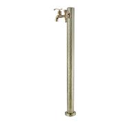Grifo de columna de agua de jardín de acero inoxidable, diseño cilíndrico vertical para una fácil instalación y riego eficiente
