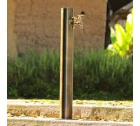 Grifo de columna de agua independiente para exteriores, resistente a las heladas, para riego y decoración de paisajes, 50 x 20,5 cm, diseño duradero y elegante