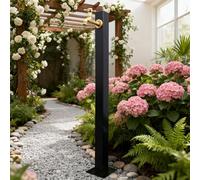 Grifo de columna de agua para jardín al aire libre, grifo independiente anticongelante de acero inoxidable de 23,6 pulgadas, grifos libre de escarcha(A-Height: 95cm/37.4in)
