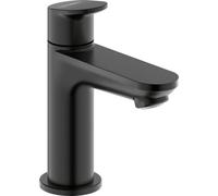 Grifo de columna Duravit Wave, 90 mm de proyección, sin desagüe automático, WA1080002046, Color: Negro Mate