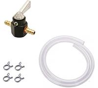GRIFO DE COMBUSTIBLE 6MM + MANGUERA + ABRAZADERA TUBO GASOLINA UNIVERSAL ON OFF INTERRUPTOR FUEL MOTO Válvula DE GAS DEPOSITO DESBROZADORA MOTOSIERRA CORTACÉSPED CORTASETOS