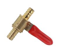 Grifo de combustible en línea, latón, 8 mm, para motocicleta, tractor, cortacésped