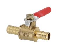 Grifo de combustible en línea para motocicleta, tractor, quad para bicicleta y cortacésped, llave de latón de 8 mm con perilla de silicona antideslizante e interfaz roscada estándar