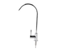Grifo de cuello de ganso, grifo de cocina de color elegante, resistente y duradero para todos los sistemas de filtro de agua debajo del mostrador, varios tipos de agua pura