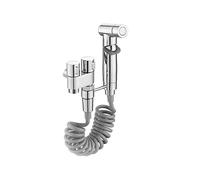 Grifo de doble control, grifo para lavadora (1 juego, plateado)