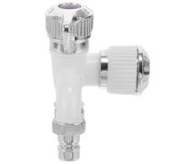 Grifo de doble salida con conector para manguera, apto para lavadora y fregadero, multiusos de 1,5 pulgadas.