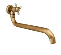 Grifo de ducha de baño frío cepillado antiguo de 24 cm, grifo extendido de 25 cm/22 cm para bañeras, accesorio de baño duradero y elegante