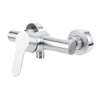 Grifo de Ducha de una Pieza con, Grifo de Ducha de Acero Inoxidable 304, Carrete de Cerámica Montado en la Pared Tipo de Elevación Grifo de Ducha para Baño para G1/2in (304