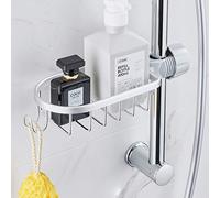 Grifo de ducha montado para champú y jabón, cesta de ducha, organizador de lavado de cocina
