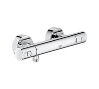 Grifo de ducha termostático grohe joy gris brillo latón