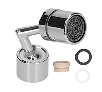 Grifo de filtro contra salpicaduras, 22 mm/0,9 pulgadas Grifo de agua giratorio universal de 720 ° Filtro de agua antisalpicaduras Boca de lavado Pulverizador de grifo de dientes internos para restaur