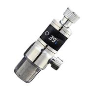 Grifo de filtro de agua de alta eficiencia con sensores de temperatura en diseño de ahorro de espacio, medidor de temperatura del agua