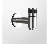 Grifo de fregadero de baño de acero inoxidable montado en la pared, grifo de agua fría para estanque de fregona, grifos de utilidad para lavandería de jardín, rosca G1/2''