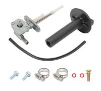 Grifo de gasolina y conjunto de palanca para Yamaha ATV Grizzly 350 660 Bruin 350 YFM350 YFM660 depósito de combustible combustible grifo de gasolina con grifo, válvula e interruptor 5KM-24500-10-00