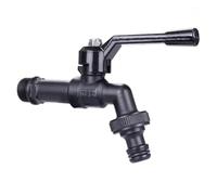 Grifo de jardín exterior, grifo de agua de latón for jardín exterior, grifos anticongelantes con conector de manguera, salida doble for lavadora (color 2)(Color 1 Dn15 1 Nipple)