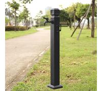 Grifo de jardín Exterior Resistente a Las heladas, Grifo Vertical Cuadrado con Columna de Agua, dispensador de Agua montado en el Suelo para riego de césped, Granjas y pa