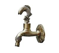 Grifo De Jardín For Exterior, Latón Antiguo Tallado, For Lavadora, Inodoro, Fregona Y Montaje En Pared Grifo de jardín(Color 6)