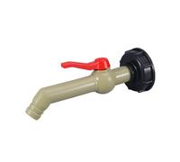 Grifo de jardín Grifo de jardín, 1 pieza, accesorios plástico for tanque IBC, rosca S60 x 6, válvula, interruptor manguera, adaptador alargador, grifo(Color-03)